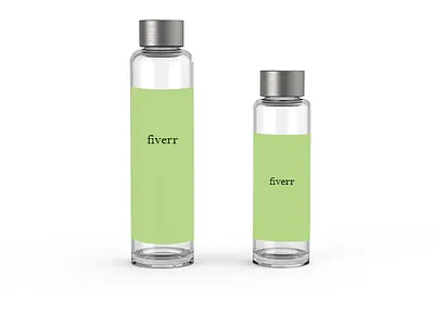 water bottle mockup 3d mockup creative design designer graphic illustrator logo mockup photoshop product mockup vector