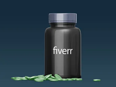 Pills Jar Mockup 3d mockup creative design designer graphic illustrator logo mockup packaging photoshop product product design product mockup vector