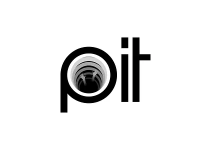 Pit Wordmark Logotype Inspiration & Logo Design Concept branding ground help needed hole logo logo design logo mark man mark pit rescue wordmark