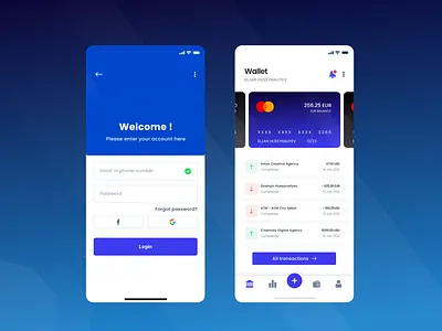BankCorps-Business Banking Mobile App bank app bank card banking banking app