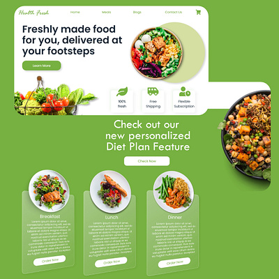 FOOD DELIVERY SITE UI DESIGN branding dashboard ui design graphic design minimal typography ui ux web website