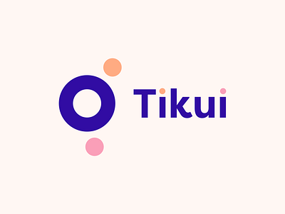 Tikui logo branding design flat illustration logo minimal typography ui vector web