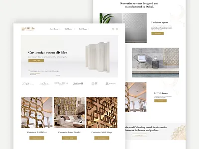 Interior design branding design ecommerce logo minimal minimalist shopify ui ux web