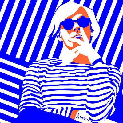 POPXOP adobe art andy warhol digital portrait drawingart fashion illustration fashion illustrator illustration illustration digital illustrations poster vector illustration