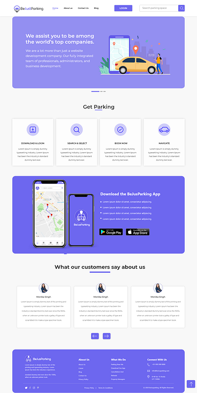 Parking Website
