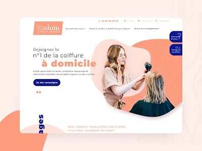 Ui Design branding design hair salon haircuts hairstyle site site design ui uidesign webdesign website website design