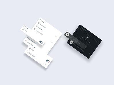 Dashboard section modules admin panel admin template branding dashboard dashboard ui minimal module switch switcher ui kit upload upload music widget