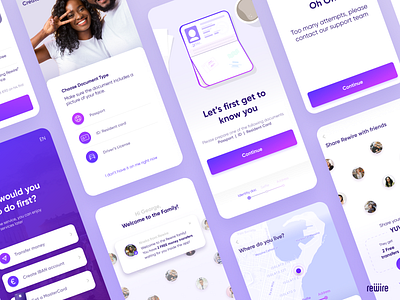 Rewire's new app WIP app app design banking flow illustration mobile onboarding rewire ux