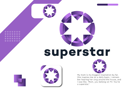 Superstar logo - modern logo brand identity business logo design dribbble best shot logo logo design logodesign logos minimalist logo modern logo professional logo superstar superstar logo trandy 2021 vector