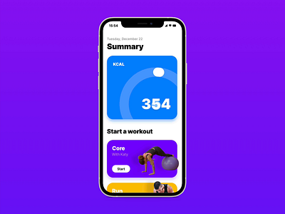 Framer Fast Forward - Workout App animation design fitness framer interactive mobile prototyping speedrun workout