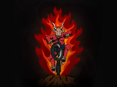 Shred Goat animal art bicycle bicycle art design digital illustration fun illustration procreate tattoo art