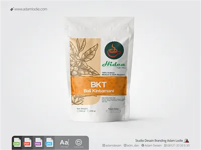Desain Kemasan Kopi | Standing Pouch Design branding coffee design coffee shop design logo packaging packaging design