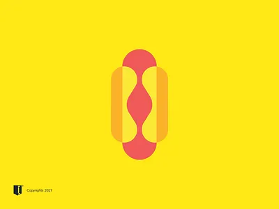 Hotdog! food logo food truck hotdog jadou restaurant sausage yellow