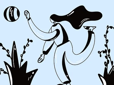 Monochrome app design flat graphic design illustration illustrator minimal vector web website