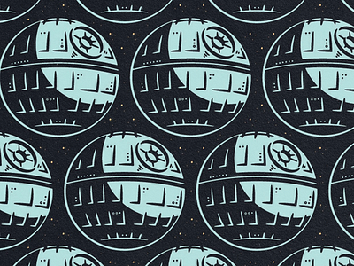 That’s no moon... deathstar illustration logo nerd starwars