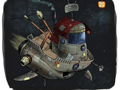 Junker (study) characters childrens book childrens books concepts graphicnovel illustration spaceship studies