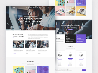 Mori Marketing agency contemporary portfolio creative creative agency creative studio free psd files minimalism minimalist ui ui kit ui ux kit uiux user interface user interface design userinterface uxdesign uxdesign kit web webdesign