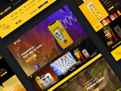 Edge Energy Drink Website app branding design drink minimal mobile premium typography ui ux webdesign