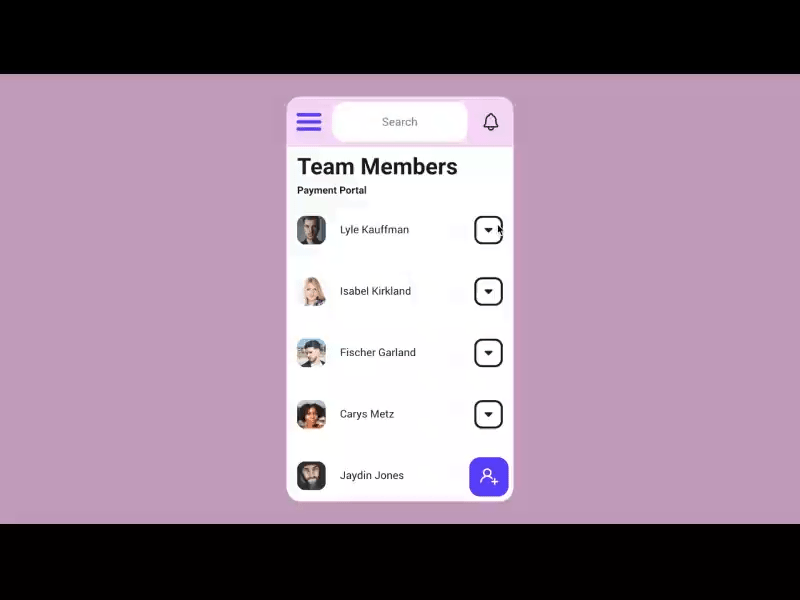 HR management Remove Team Member Scenario interaction interaction design motion motion design responsive design ui ui design ux ux design website