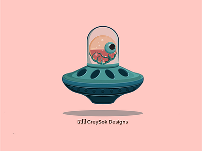 UFO design graphicdesign illustration illustration art vector vector art vector illustration