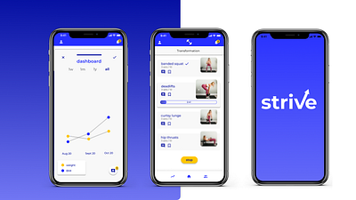 Strive: Mobile App app branding design ui ux