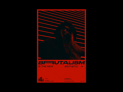 BRUTALISM - DAILY POSTER DESIGN #16 design graphic graphic design poster poster art poster design print print design printing