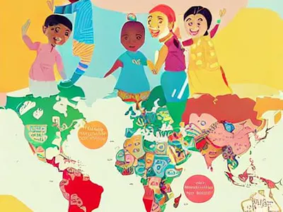 Characters of A story graphic design