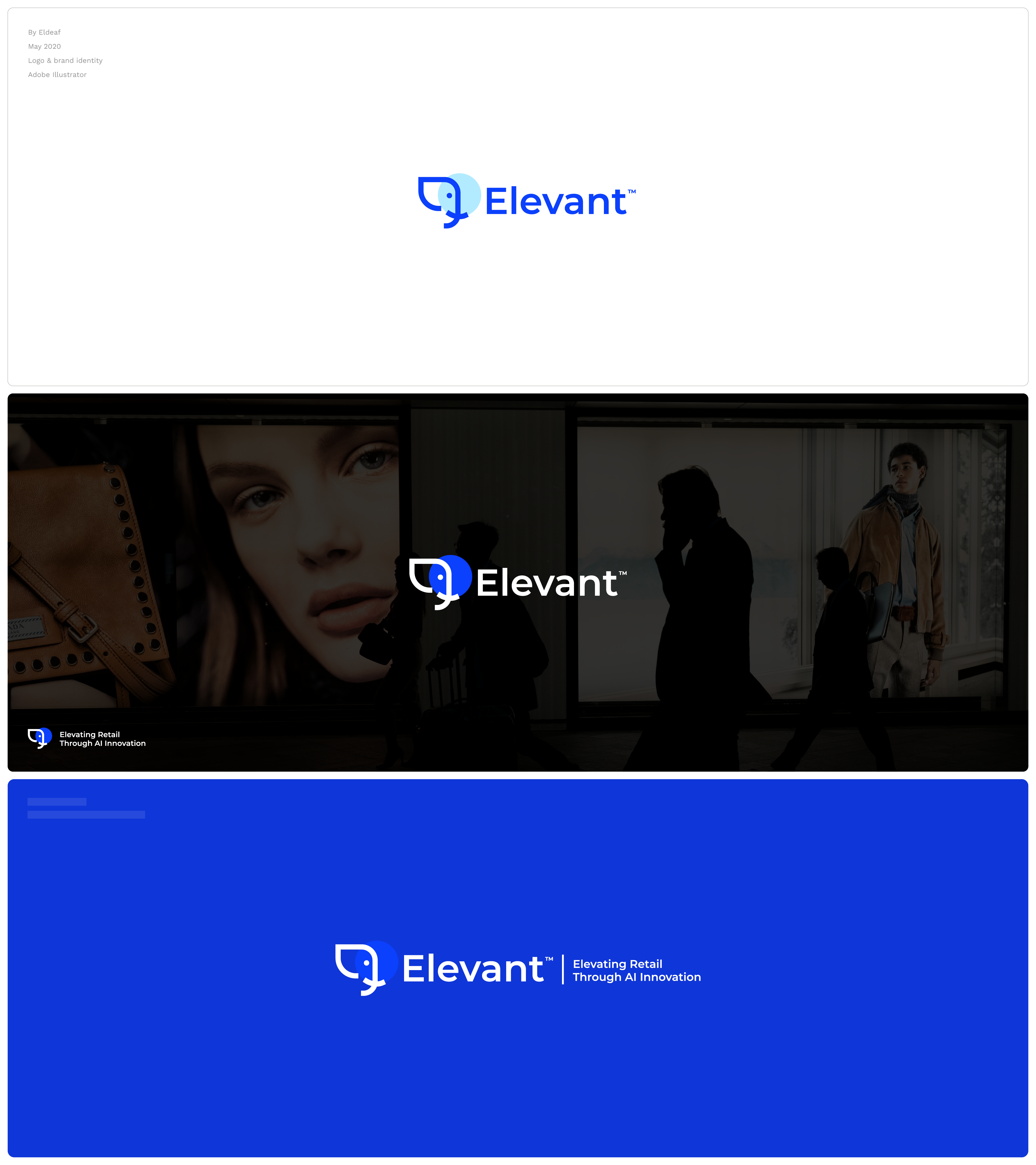 Modren logo for AI startup Company animal branding design elephant lineart logo minimalist modern