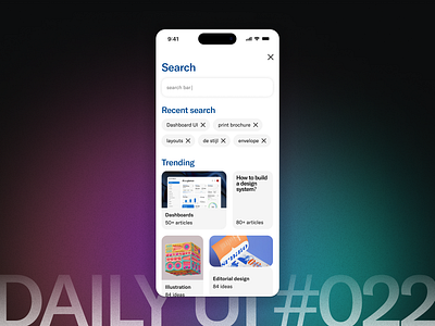 Daily UI #022 Search daily challenge daily ui ui