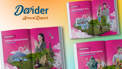 Devider Annual Report art artwork design designer graphic design