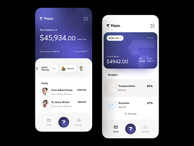 Wallet App app bank banking banking app cards experience design finance finance app fintech interface design mobile ui mobileapp money orix sajon transaction ui ux wallet wallet app