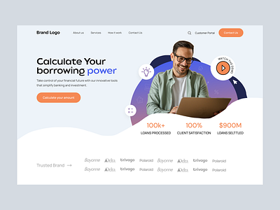 Finance Header Design banking banking header design finace header design loan modern financial design money professional finance header tech finance layout ui ux web design webui