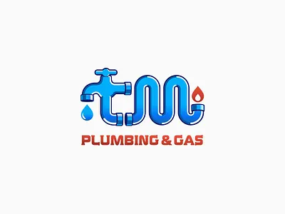 Logo! Plumbing and Gas Service branding gas graphic design logo plumbing