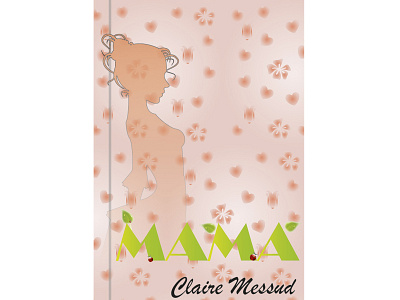 book cover mom design illustration vector