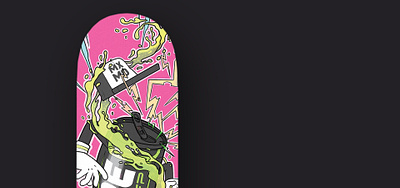 Flip! character energy drink illustration illustrator sk8 skate skateboard skateboarding skater vector