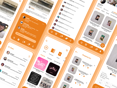 Online K-Shopping App Design Concept app app concept app design concept concept design design design app ecommerce ecommerce design eshop kdrama kmarket korean kpop kwave mobile app mobile ui shopping shopping app ui