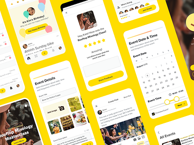 Events App Concept app concept event app mobile ratings ui ux