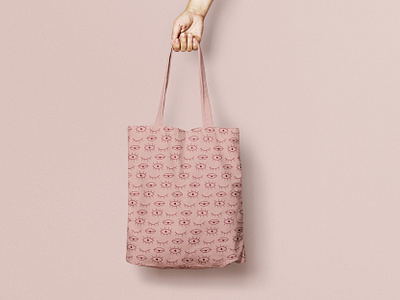 Mindfulness - Tote Bag 👁️ branding design eyes illustration illustrator logo mindfulness minimal tote bag totebag