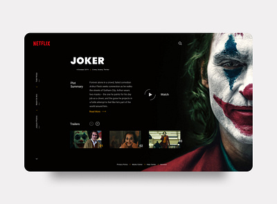Netflix Website Redesign