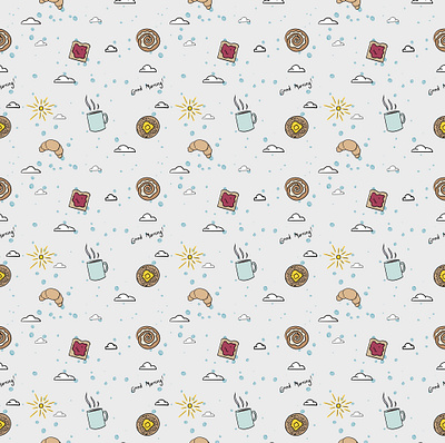 Morning seamless pattern morning pattern morning pattern
