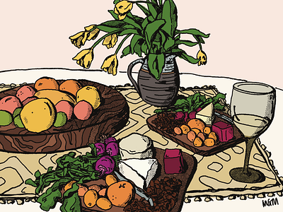 Still Life 021 digitalart food food illustration illustration illustration art illustration digital procreate procreate art procreateapp still life still life illustration