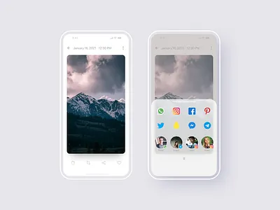 Social Share - Daily UI 010 dailyui dailyui 010 design dribbble best shot figma share share button ui ui ux profile dailyui ux web webdesign