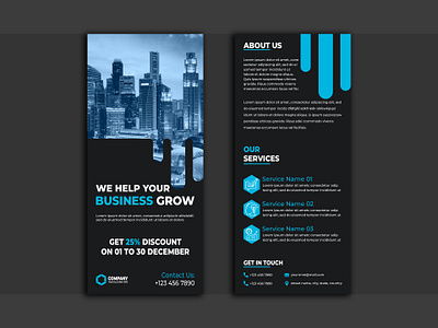 rack card business business flyer corporate corporate rack card creative dl flyer dl flyer printing facebook ads leaflet rack card