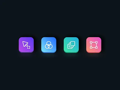 Icons branding colorful concept design gradient icon icondesign icons iconset illustraion logo simple ui