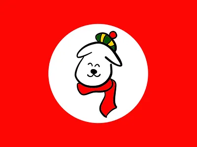 Golfer dog cartoon cute cute art dog dog illustration illustration