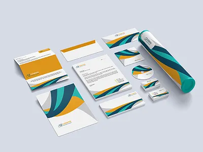 Corporate Stationery branding business card cd corporate cover identity letterhead poster
