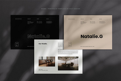 Design Portfolio and Resume brochure brochure mockup brochure template design portfolio