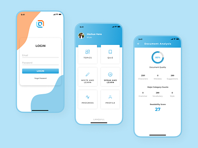 Lanquill app app design app ui concept concept design design figma mobile ui uidesign