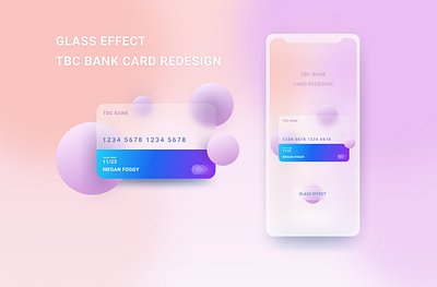 TBC CARD REDESIGN // GLASSMORPHISM EFFECT 2021 trend adobexd bank app bankcard banking components design designinspirations elements figma freebies glasseffect glassmorphism gradient inspirations mobilebanking sketchapp trend uidesign uiux