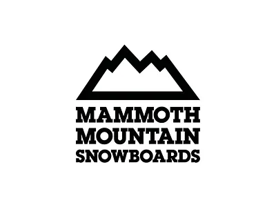 🏔 clean logo logodesign minimalist simple snowboarding thicklines